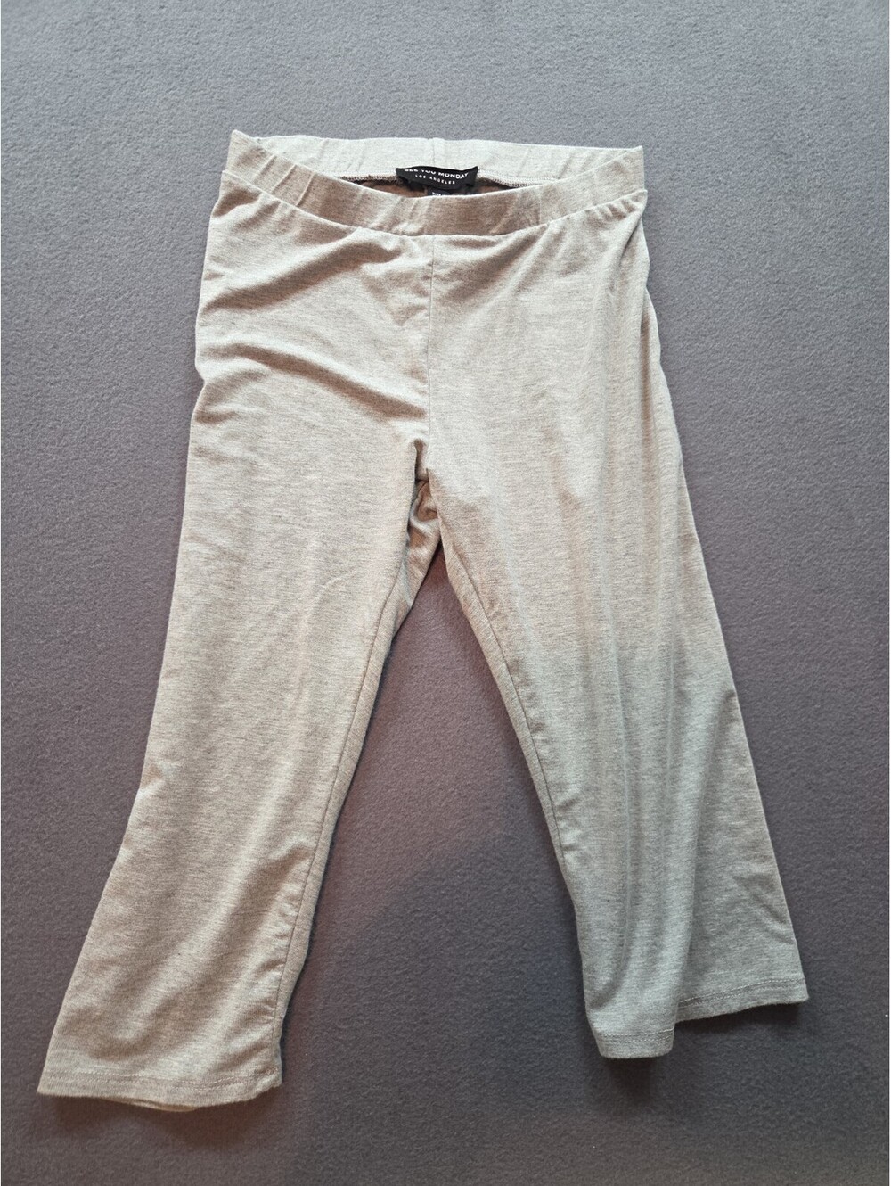 women's gray cropped leggings by See You Monday size XS